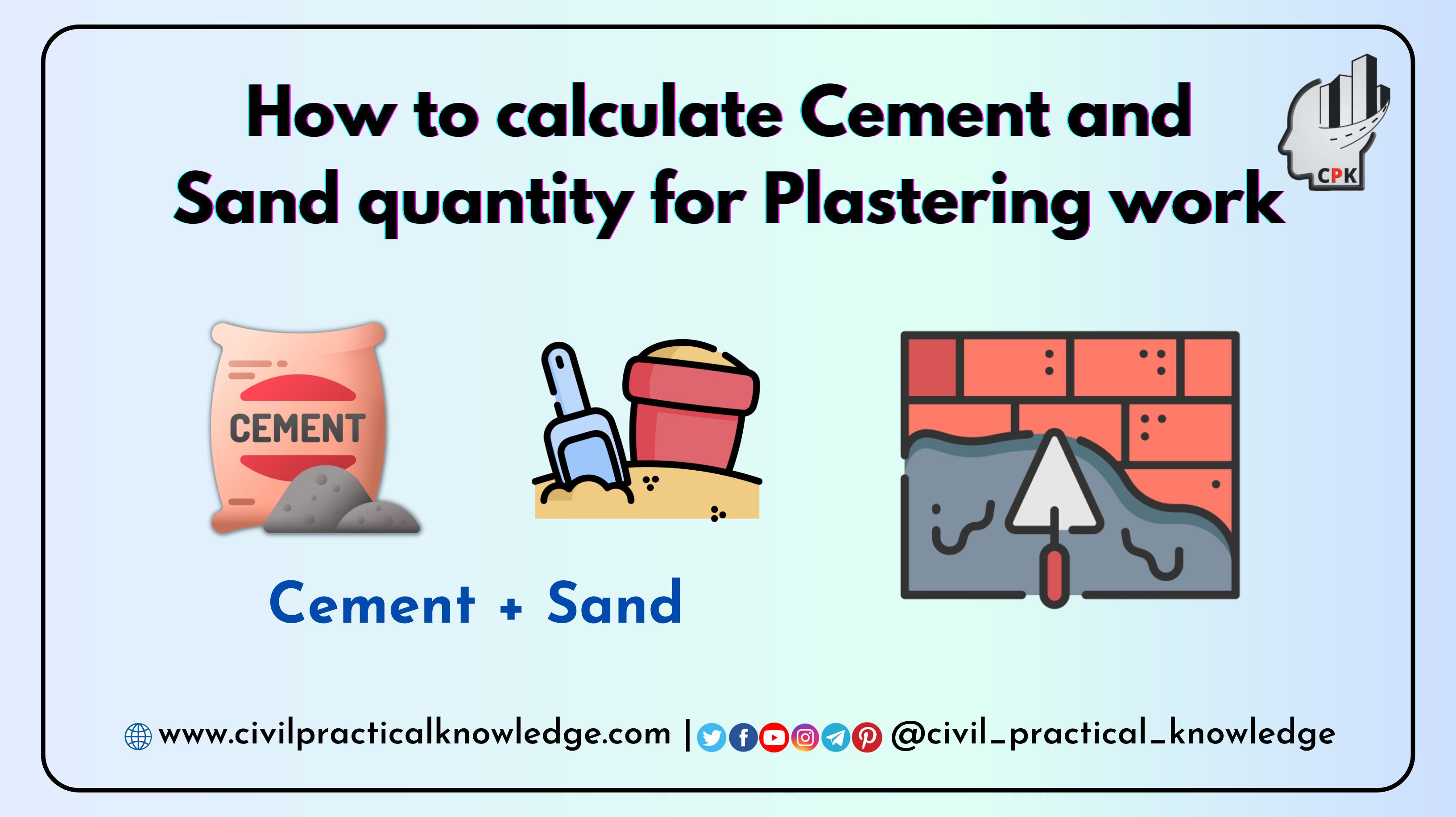 How Do You Calculate Cement And Sand In Plastering Work » Civil ...